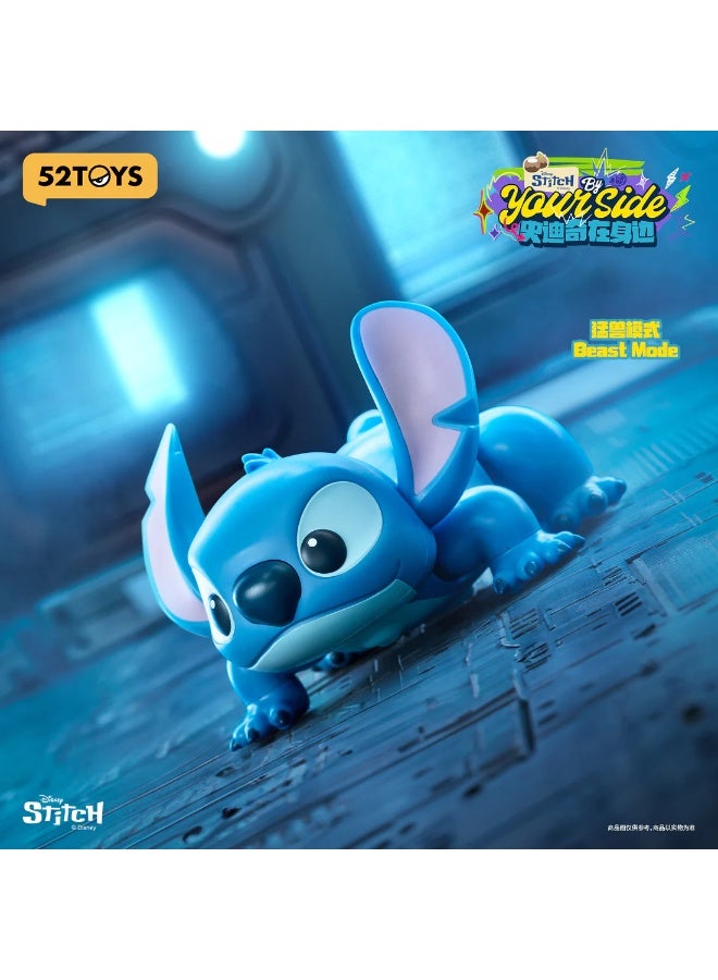 52TOYS صندوق مفاجآت: سلسلة ستيتش بجانبك، قطعة واحدة عشوائية، مجسم لعبة متحرك يعمل بالزنبرك - Image 1